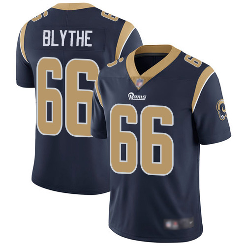 Los Angeles Rams Limited Navy Blue Men Austin Blythe Home Jersey NFL Football #66 Vapor Untouchable->los angeles rams->NFL Jersey